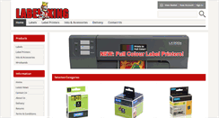 Desktop Screenshot of labelking.co.uk